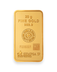 Lingote de Oro 20 gramos