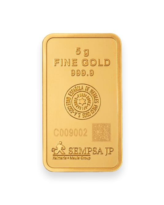 Lingote de Oro 5 gramos