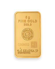 Lingote de Oro 5 gramos