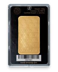 Lingote de Oro 100 gramos