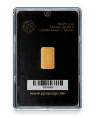 Lingote de Oro 2,5 gramos
