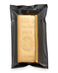 Lingote de Oro 500 gramos