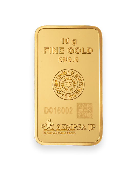 Lingote de Oro 10 gramos