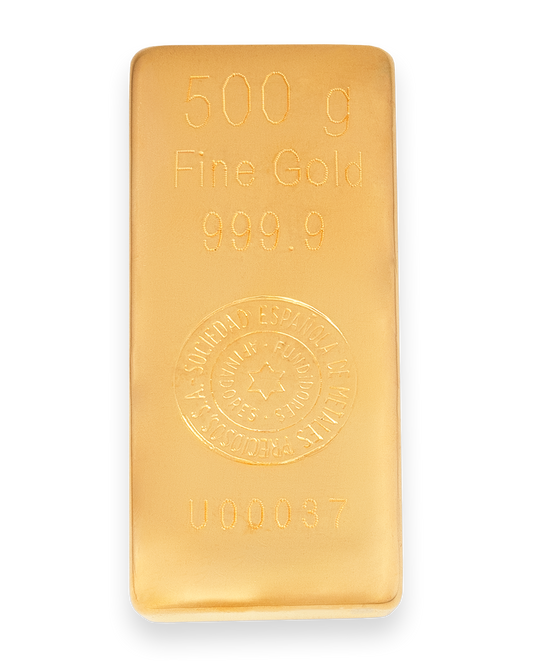 Lingote de Oro 500 gramos