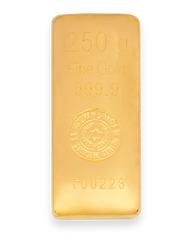 Lingote de Oro 250 gramos